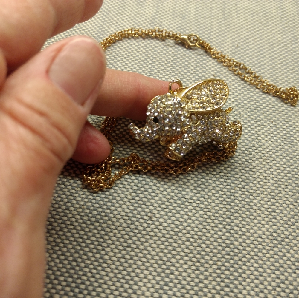 Unique elephant necklace